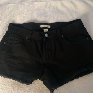 Black shorts